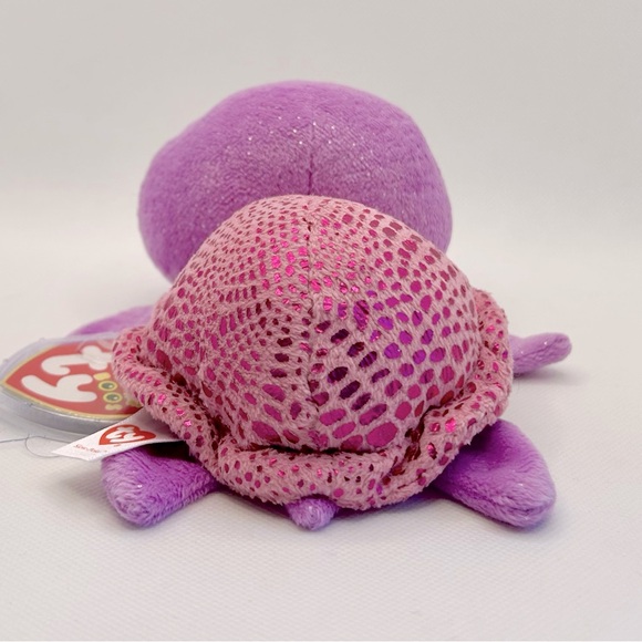 Ty Beanie Boos Collection RETIRED Slow-Poke the Turtle Plush - Picture 5 of 7